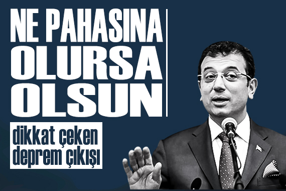 İmamoğlu:  Ne pahasına olursa olsun izin vermeyeceğim 