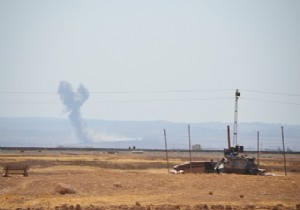 Kobani de son durum! IŞİD hedefleri bombalandı!