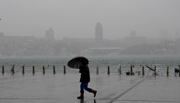 İstanbul için sağanak uyarısı