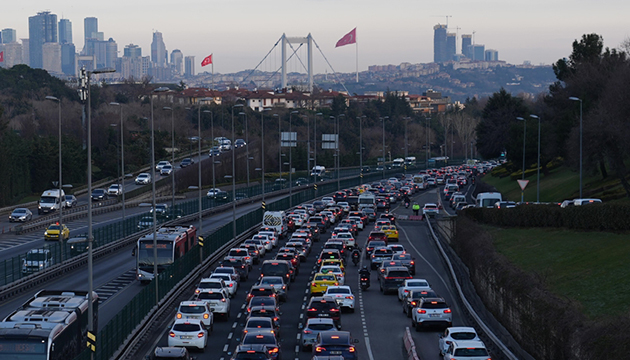 İstanbul da trafik yoğunluğu