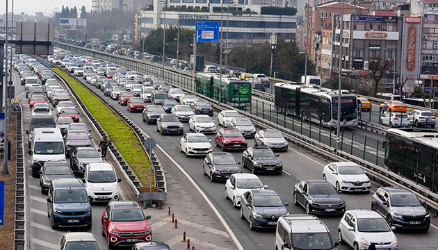 İstanbul da trafik yoğunluğu