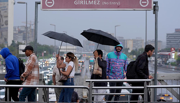 İstanbul da yağış etkisini gösteriyor