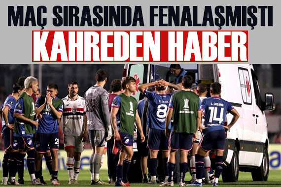 Maç sırasında fenalaşan futbolcudan acı haber