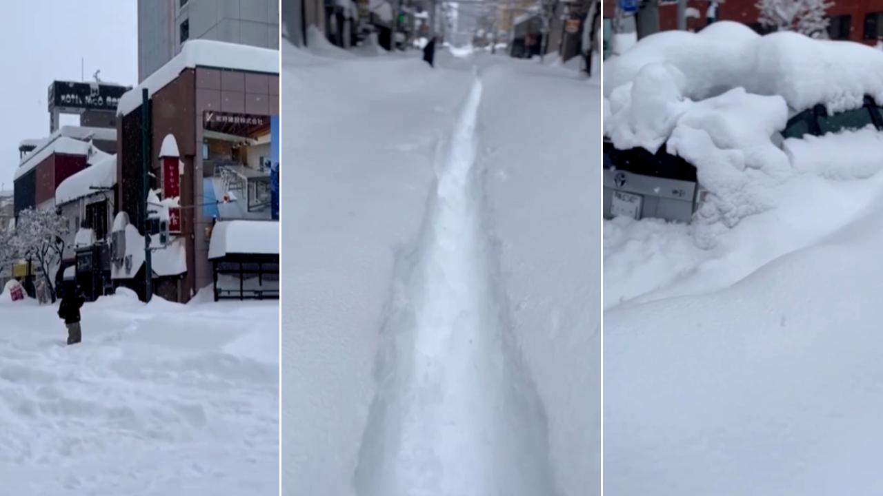 Japonya nın kuzeyine rekor seviyede kar yağdı