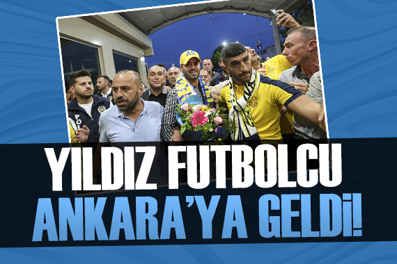 Ankaragücü nün yıldızı havaalanında karşılandı!