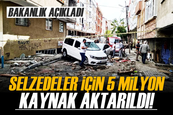 İstanbul da selzedeler için 5 milyon lira kaynak aktarıldı