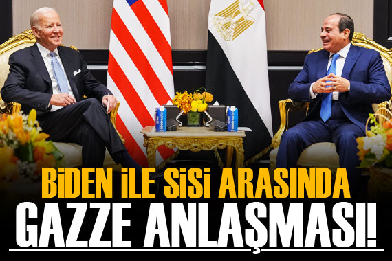 Biden ile Sisi, Gazze ye insani yardım girişi konusunda anlaştı