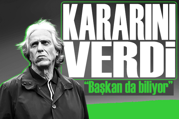 Jorge Jesus:  Kararımı başkana söyledim 