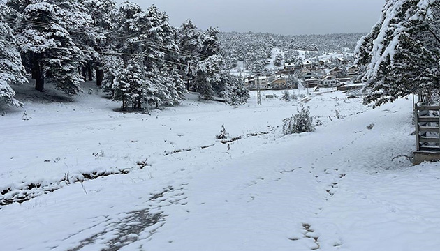 Bitlis ve Sivas ta kar yağışı