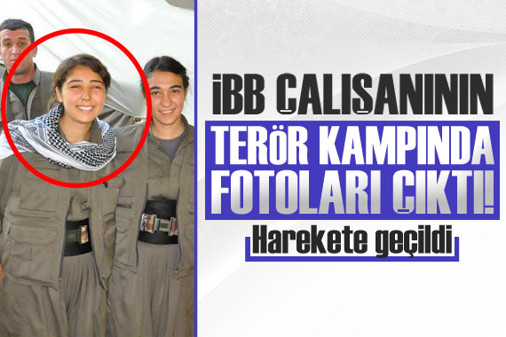 Terör kampında fotoları çıkan İBB çalışanı gözaltına alındı