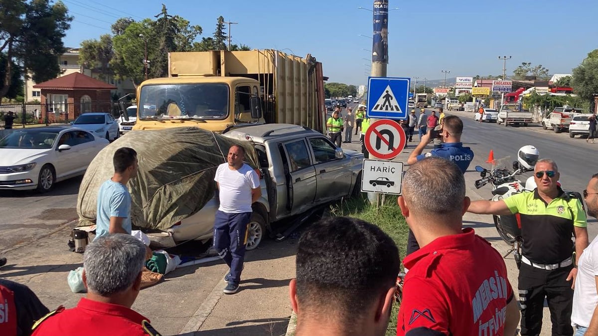 Mersin de katliam gibi kaza: 4 ölü, 2 yaralı