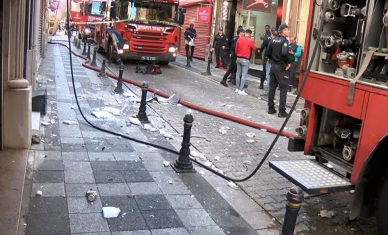 Kadıköy de doğal gaz patlaması