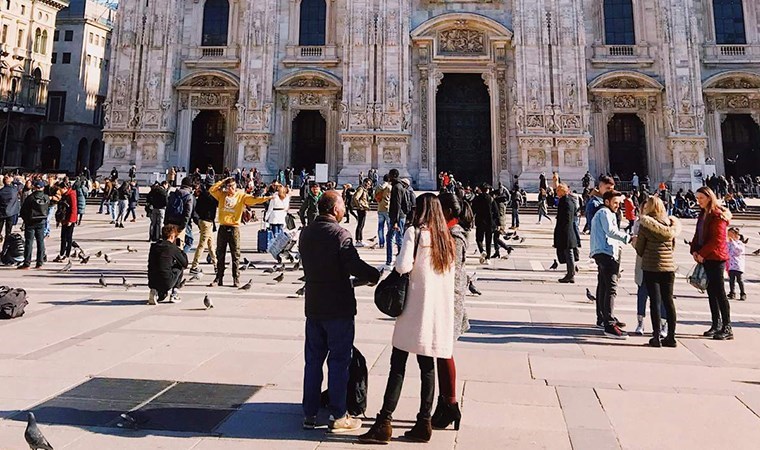 Milano da sokakta sigara içmek artık yasak!