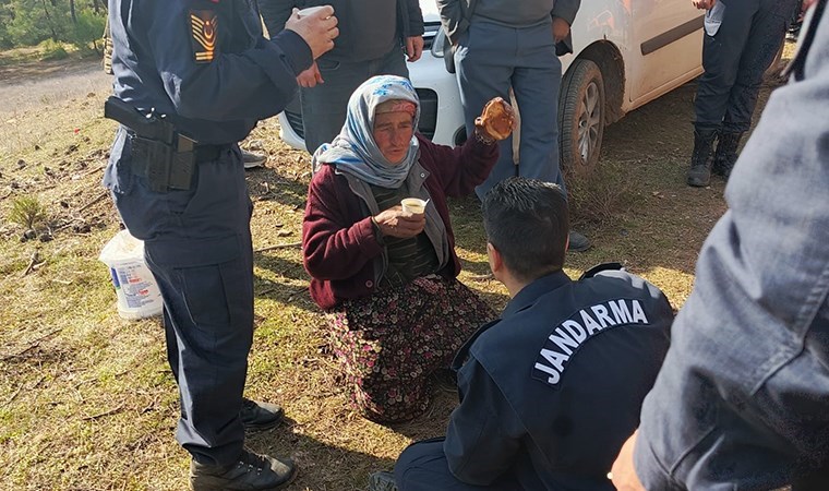 Ormanda kaybolan kadın 16 saat sonra bulundu