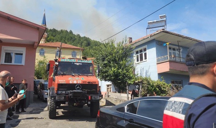 Zonguldak ta orman yangını! Ekipler bölgede