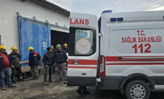 Amasya da maden ocağında göçük