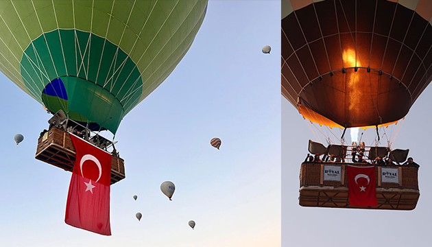 Kapadokya da görsel şölen!