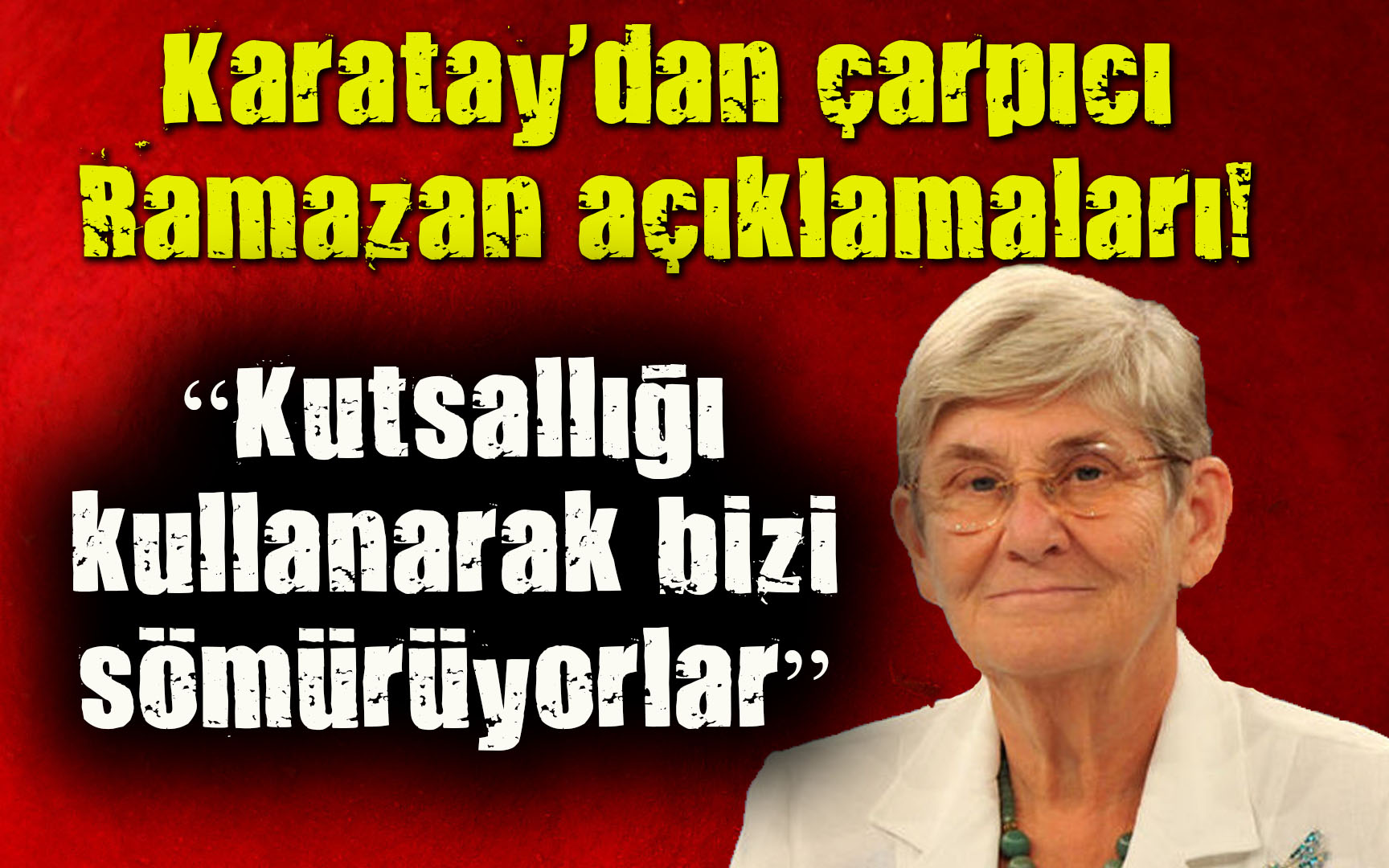 Canan Karatay öyle bir konuştu ki...