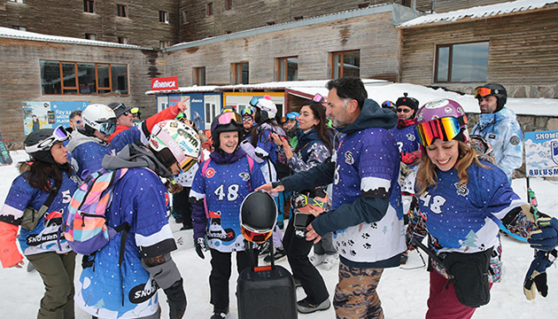 Kartalkaya da kayak coşkusu