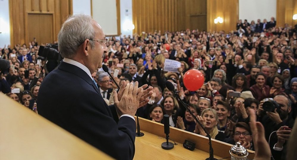 CHP grup konuşmasında  arıza  krizi!