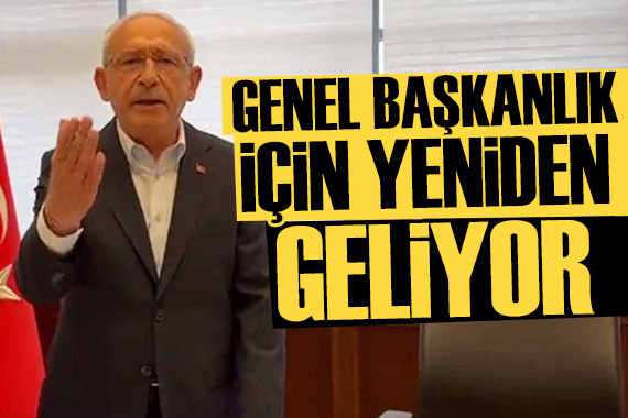 Kemal Kılıçdaroğlu genel başkan olmak için çalışmalara başladı