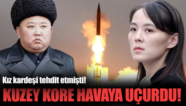 Kuzey Kore orayı havaya uçurdu!