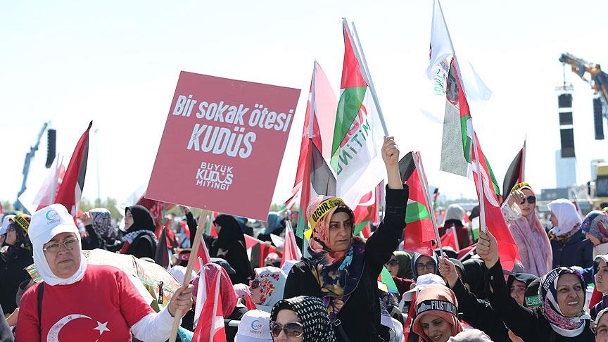  Büyük Kudüs Mitingi  düzenleniyor