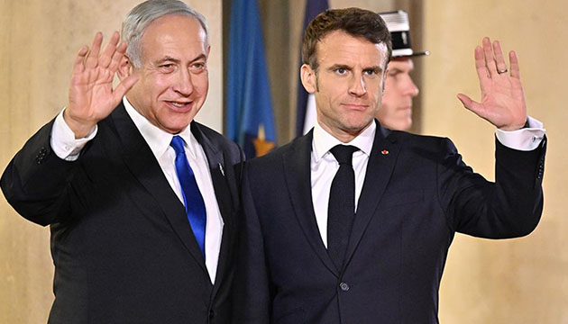 Macron ile Netanyahu görüştü