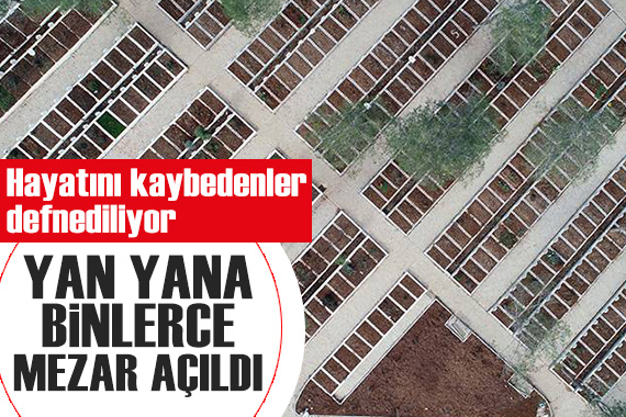 Depremde hayatını kaybedenler defnediliyor