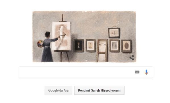 Google ünlü ressamı unutmadı