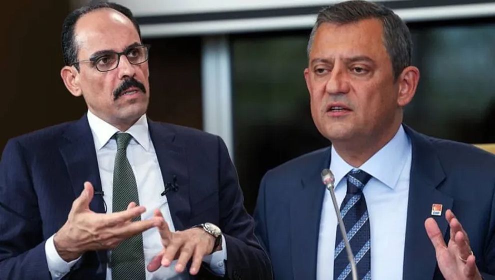 İbrahim Kalın dan Özgür Özel e sunum