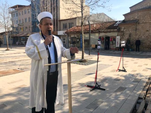 Başkan adayından ilginç miting!