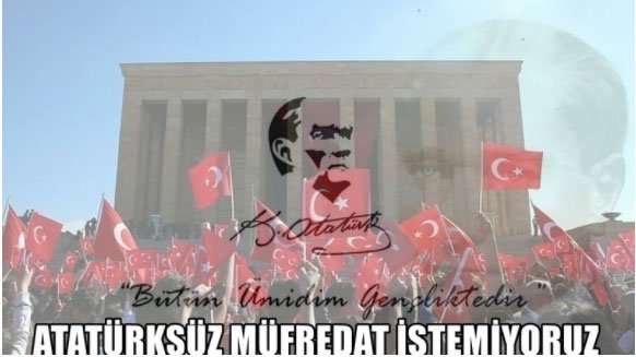  Atatürksüz müfredat istemiyoruz 