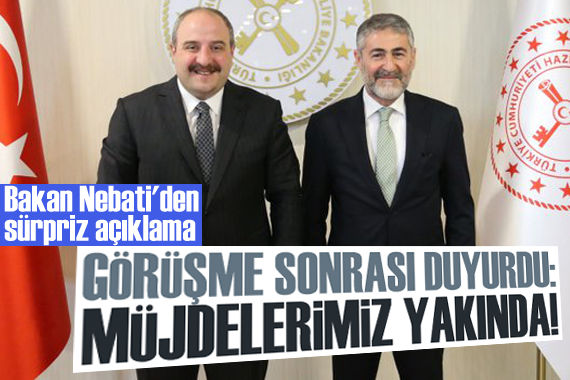 Bakan Nebati den sürpriz açıklama: Müjdelerimiz yakında!