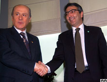 MUMCU BAHÇELİ İLE GÖRÜŞTÜ