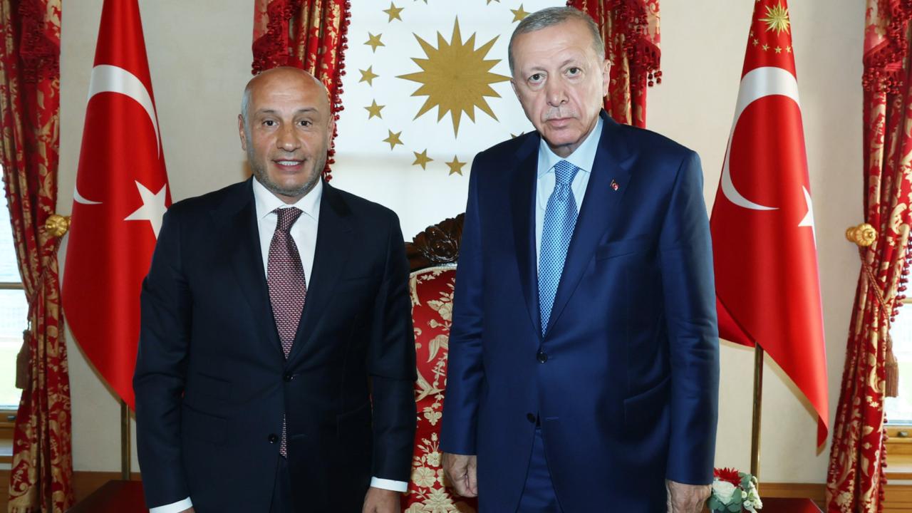 Cumhurbaşkanı Erdoğan, TİM Başkanı Mustafa Gültepe yi kabul etti