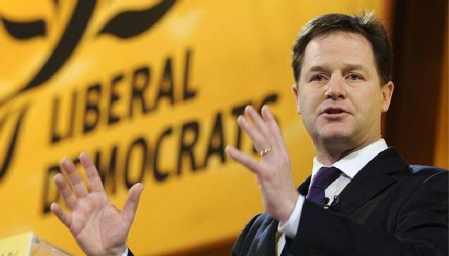 İngiltere Başbakan Yardımcısı Nick Clegg: