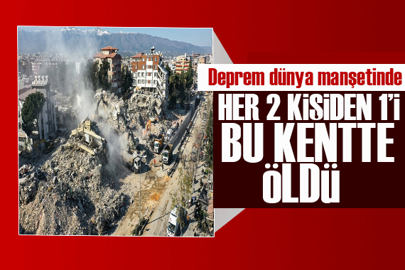 Herkes bu depremi konuşuyor: Her 2 kişiden 1 i bu kentte öldü!