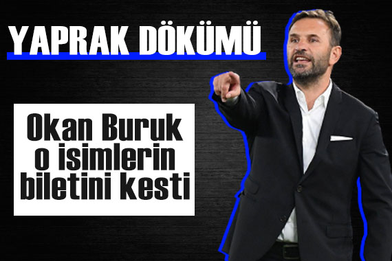 Galatasaray da yaprak dökümü: Okan Buruk, o isimlerin biletini kesti!