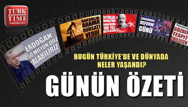 12 Mart 2021 / Turktime Günün Özeti