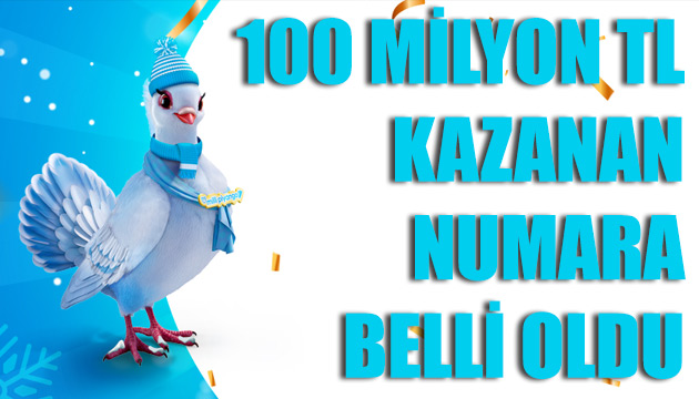 100 milyon TL kazanan numara belli oldu