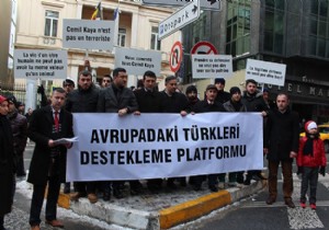 Belçika da bir Türk ün öldürülmesi protesto edildi!