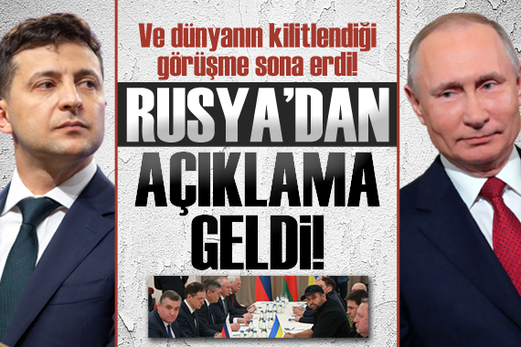 Ve dünyanın kilitlendiği görüşme sona erdi! Rusya dan ilk açıklama geldi