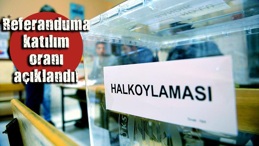 Referanduma yoğun katılım