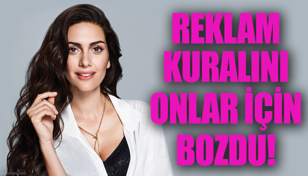 Bergüzar Korel reklam kuralını bozdu!