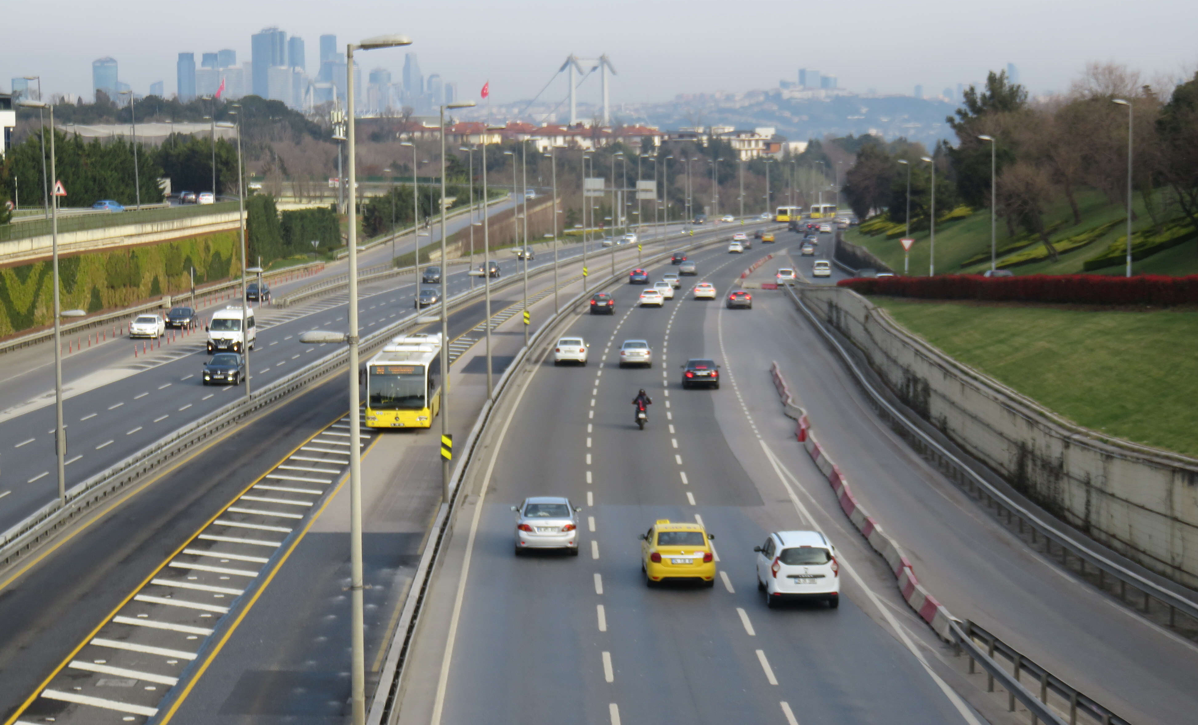 Trafik yoğunluğu yüzde 2 ye düştü