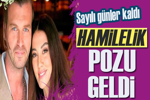 Başak Dizer den hamilelik pozu geldi!