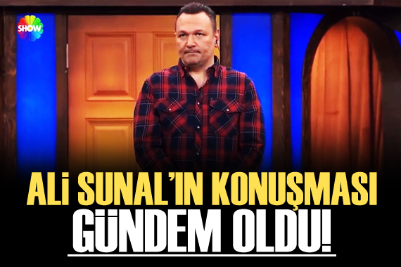 Ali Sunal ın deprem konuşması gündem oldu!