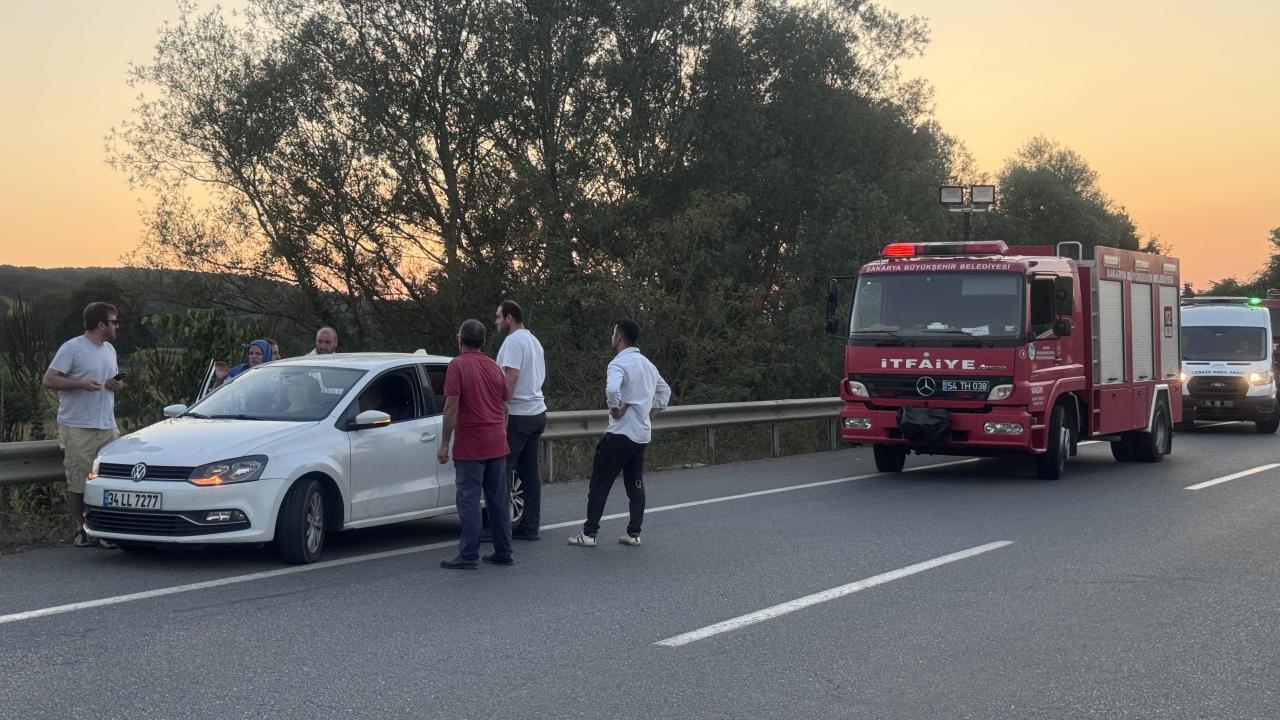 Sakarya da şarampole yuvarlanan kişi öldü