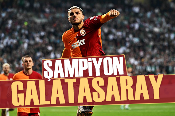 Süper Lig de Şampiyon Galatasaray!